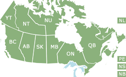Map of Canada
