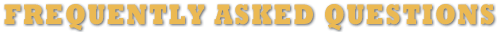 Frequently Asked Questions