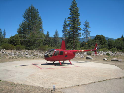community helipad within an easy walk of the main entrance to the property california