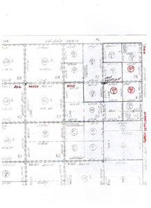 Survey/Parcel Map with well location