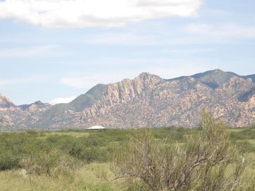 another view of the dragoon mountains to the east. arizona