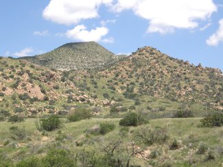 Another view of the Dragoon Mountains looking east.
