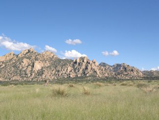 The view to the southeast.