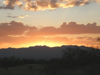 Another great Arizona sunset looking west.