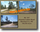 Mississippi Land 116 Acres RU 343  Harrison County, MS