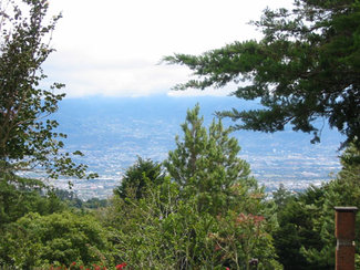Daytime views from the hilltop