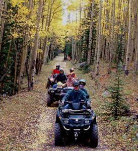 4-wheeling...along with hundreds of trails, streams and mountain lakes