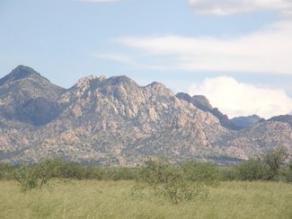 Another view of the Dragoon Mountains to the east.