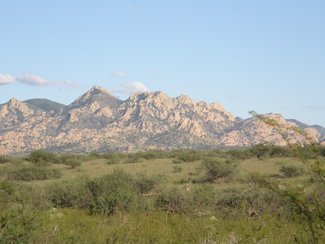 Another view of the Dragoon Mountains looking southeast.
