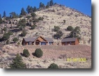 Colorado Farm Land 8 Acres Log Home--Spectacular Views & Solar-Barn