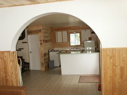 archway to kitchen quebec