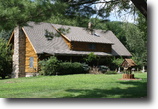 Log Home on 3 Acres
