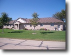 Iowa Waterfront 1 Acres Brick Ranch home, Lakefront Property