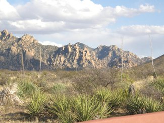 another view of the Dragoon Mountains located in the Coronado National Forest.