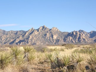 Another view of the Dragoon Mountains looking southeast.