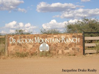 One of the entry markers at the gate off Sibyl Rd. Dragoon Mountain Ranch can be entered from SR-80 also.