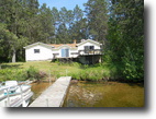 Wisconsin Waterfront 5 Acres Two homes on 448' of Frontage on Pokegama