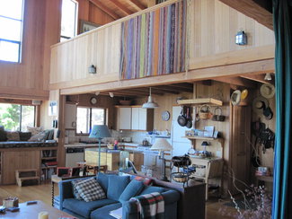 Living room looking into Kitchen.