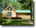Lake cabin 10 acre 900 ft  Frontage Cty B