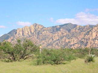 Another view of the Dragoon Mountains to the east.
