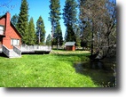 California Waterfront 14 Acres Home on Trout Fishing Creek