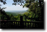 Tennessee Land 1 Acres Mountain View from Custom Built Log Home