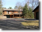 Wisconsin Waterfront 2 Acres Two Story Home on Gilmore Lake